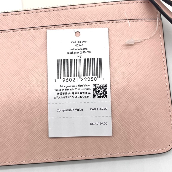 Kate Spade Lucy Medium L-Zip Wristlet - Picture 8 of 8